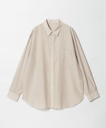Steven Alan＞ ガーメントダイ ポプリン レギュラーカラー シャツ