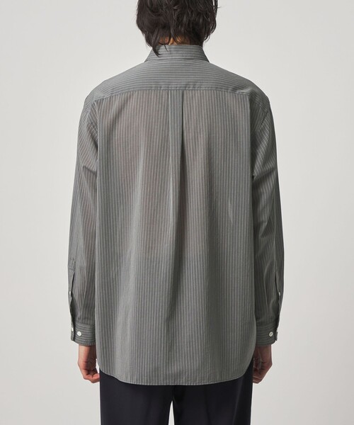 Steven Alan(スティーブンアラン)の「<Steven Alan> 100 ガスボイル ストライプ レギュラーカラー シャツ LOOSE(シャツ/ブラウス・メンズ・ブラウン/オリーブ・L/M/S/XL)」の16枚目の写真