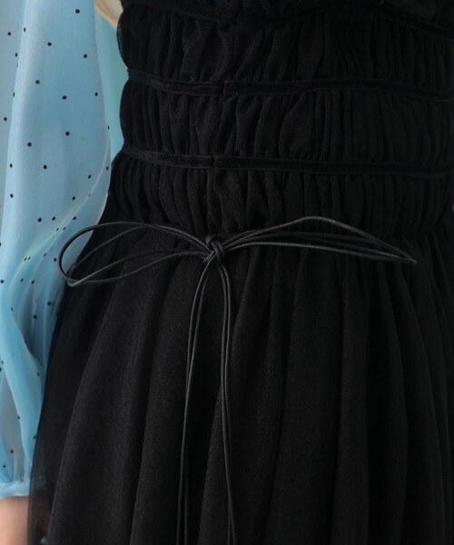 CAROLINA GLASER（カロリナ グレイサー）の「ハイウエスト チュール ロングスカート（スカート・レディース・ピンク/ブラック・SMALL/MEDIUM）」の17枚目の写真