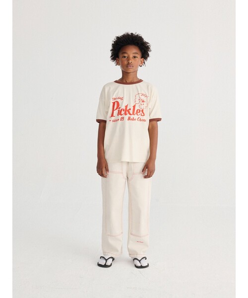 BOBO CHOSES（ボボショーズ）の「BOBO CHOSES / キッズ Pickles The Dog Tシャツ 2026SS（2～9才）（Tシャツ/カットソー・キッズ・ホワイト系その他5・2-3Y/4-5Y/6-7y/8-9y）」の3枚目の写真