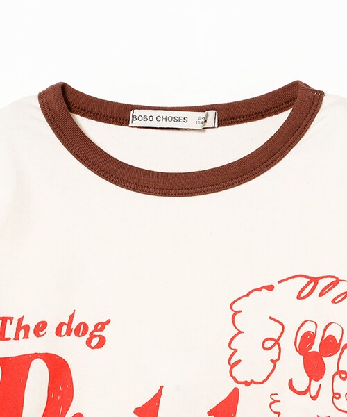 BOBO CHOSES（ボボショーズ）の「BOBO CHOSES / キッズ Pickles The Dog Tシャツ 2026SS（2～9才）（Tシャツ/カットソー・キッズ・ホワイト系その他5・2-3Y/4-5Y/6-7y/8-9y）」の6枚目の写真