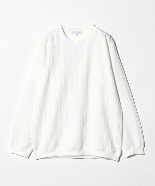 UNITED ARROWS - ユナイテッドアローズunitedarrowsジャガードスウェットトレーナー セール】バウンシー ケーブル ジャガード スウェット＜A DAY IN THE