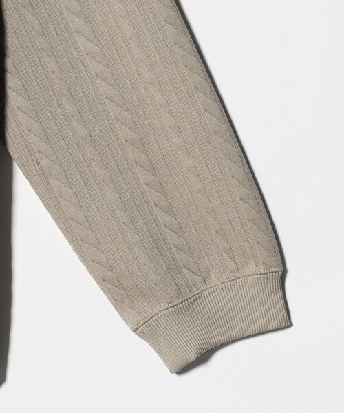 A DAY IN THE LIFE UNITED ARROWS(アデイインザライフユナイテッドアローズ)の「バウンシー ケーブル ジャガード スウェット<A DAY IN THE LIFE>(スウェット・メンズ・ベージュ/ネイビー/ホワイト・M/L/S)」の6枚目の写真