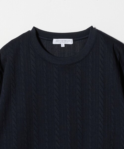 A DAY IN THE LIFE UNITED ARROWS(アデイインザライフユナイテッドアローズ)の「バウンシー ケーブル ジャガード スウェット<A DAY IN THE LIFE>(スウェット・メンズ・ベージュ/ネイビー/ホワイト・M/L/S)」の11枚目の写真