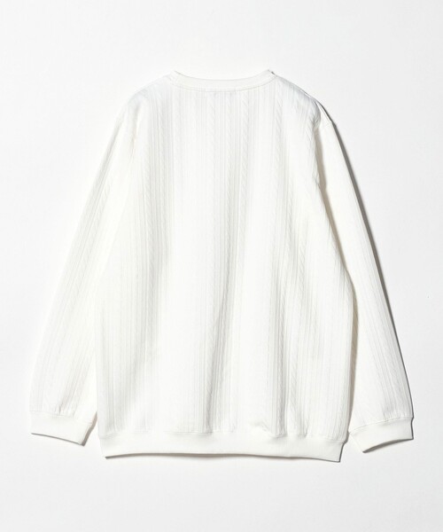 A DAY IN THE LIFE UNITED ARROWS(アデイインザライフユナイテッドアローズ)の「バウンシー ケーブル ジャガード スウェット<A DAY IN THE LIFE>(スウェット・メンズ・ベージュ/ネイビー/ホワイト・M/L/S)」の13枚目の写真