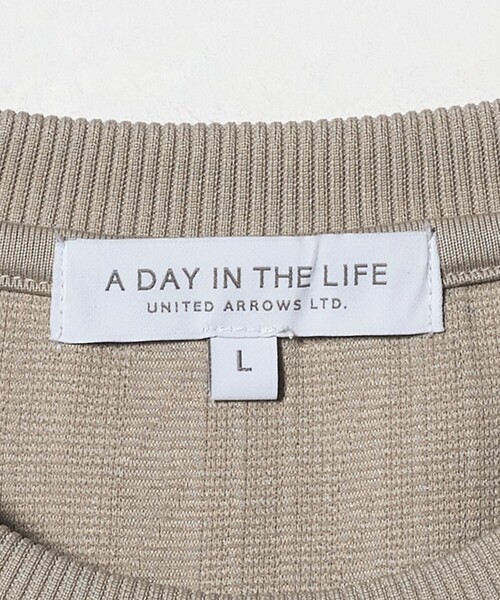 A DAY IN THE LIFE UNITED ARROWS(アデイインザライフユナイテッドアローズ)の「バウンシー ケーブル ジャガード スウェット<A DAY IN THE LIFE>(スウェット・メンズ・ベージュ/ネイビー/ホワイト・M/L/S)」の16枚目の写真