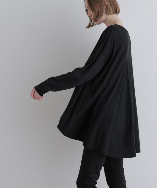 LE PHIL(ルフィル)の「◆コットンジャージー(Tシャツ/カットソー・レディース・ホワイト/ブラック・F)」の10枚目の写真