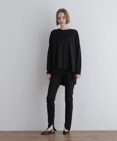 LE PHIL(ルフィル)の「◆コットンジャージー(Tシャツ/カットソー・レディース・ホワイト/ブラック・F)」の11枚目の写真