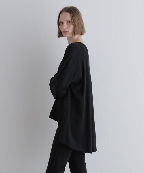 LE PHIL(ルフィル)の「◆コットンジャージー(Tシャツ/カットソー・レディース・ホワイト/ブラック・F)」の13枚目の写真
