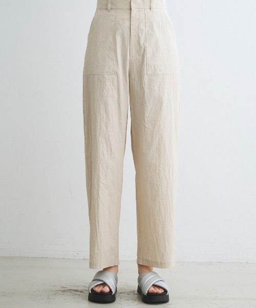 three dots(スリードッツ)の「サン ドライドクロス パンツ(その他パンツ・レディース・ベージュ/ネイビー/ブラック/ブラウン系その他・SMALL/MEDIUM)」の11枚目の写真