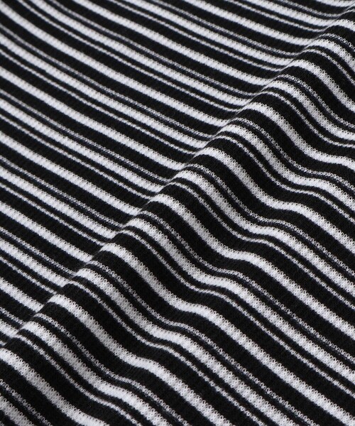 ZIDDY（ジディ）の「プチハイ×ボーダートップス  (130~160cm)（Tシャツ/カットソー・キッズ・ホワイト系その他/ブラック系その他・130cm/150cm/140cm/FREE）」の16枚目の写真