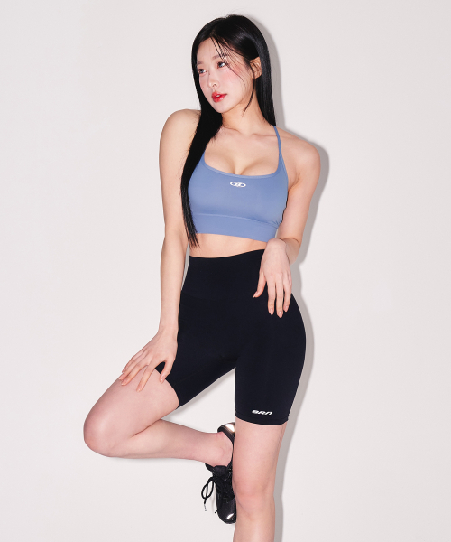 BORN TO WIN（ボーントゥウィン）の「W CROSS BACK BRA TOP [BLUE]（チューブトップ・レディース・その他・1/2/3）」の3枚目の写真