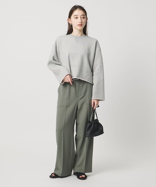 SACRA(サクラ)の「<SACRA>ヘムカット スウェット(スウェット・レディース・ナチュラル/グレー系・38)」の21枚目の写真
