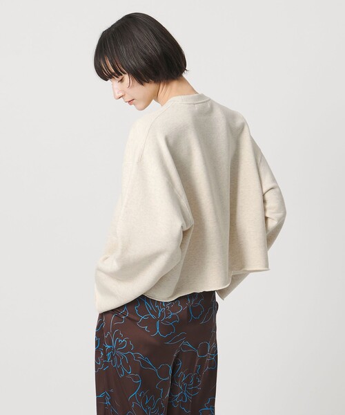 SACRA(サクラ)の「<SACRA>ヘムカット スウェット(スウェット・レディース・ナチュラル/グレー系・38)」の22枚目の写真