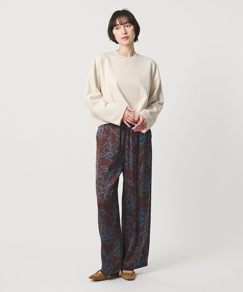 SACRA(サクラ)の「<SACRA>ヘムカット スウェット(スウェット・レディース・ナチュラル/グレー系・38)」の3枚目の写真