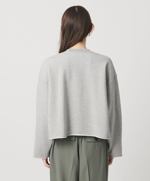 SACRA(サクラ)の「<SACRA>ヘムカット スウェット(スウェット・レディース・ナチュラル/グレー系・38)」の6枚目の写真