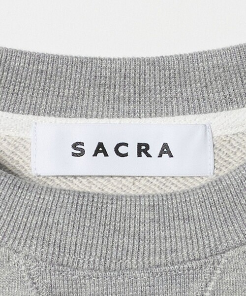 SACRA(サクラ)の「<SACRA>ヘムカット スウェット(スウェット・レディース・ナチュラル/グレー系・38)」の18枚目の写真