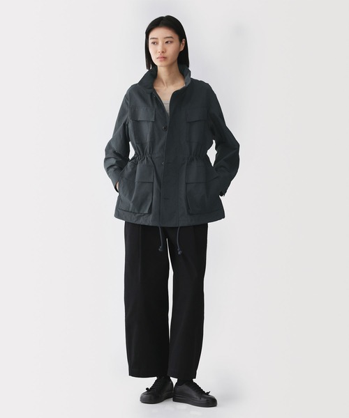 MUJI Labo〕婦人 天然素材を原料に染色したワークブルゾン（ブルゾン