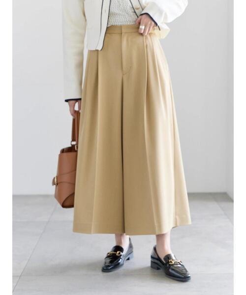 Te chichi（テチチ）の「フレアガウチョパンツ（その他パンツ・レディース・ネイビー/ベージュ/オフホワイト・F）」の2枚目の写真