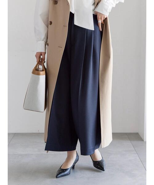 Te chichi（テチチ）の「フレアガウチョパンツ（その他パンツ・レディース・ネイビー/ベージュ/オフホワイト・F）」の3枚目の写真