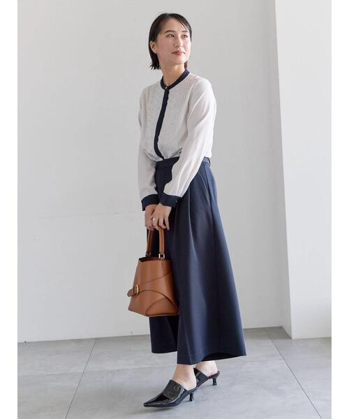 Te chichi（テチチ）の「フレアガウチョパンツ（その他パンツ・レディース・ネイビー/ベージュ/オフホワイト・F）」の21枚目の写真