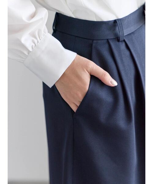 Te chichi（テチチ）の「フレアガウチョパンツ（その他パンツ・レディース・ネイビー/ベージュ/オフホワイト・F）」の5枚目の写真