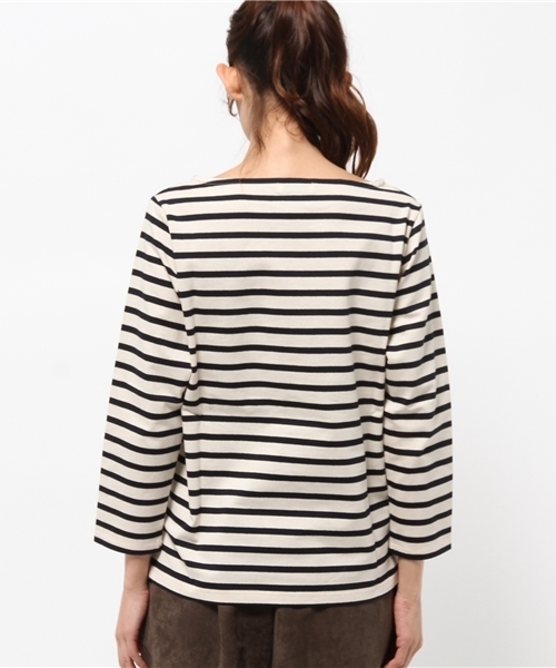 MYSELF ABAHOUSE（マイセルフアバハウス）の「ﾊﾞｽｸｼｬﾂ（Tシャツ/カットソー・レディース・オフホワイト/グレー/ネイビー・FREE）」の8枚目の写真