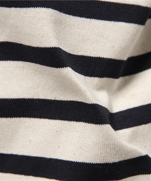 MYSELF ABAHOUSE（マイセルフアバハウス）の「ﾊﾞｽｸｼｬﾂ（Tシャツ/カットソー・レディース・オフホワイト/グレー/ネイビー・FREE）」の5枚目の写真