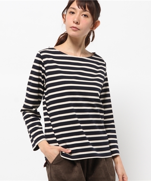 MYSELF ABAHOUSE（マイセルフアバハウス）の「ﾊﾞｽｸｼｬﾂ（Tシャツ/カットソー・レディース・オフホワイト/グレー/ネイビー・FREE）」の16枚目の写真