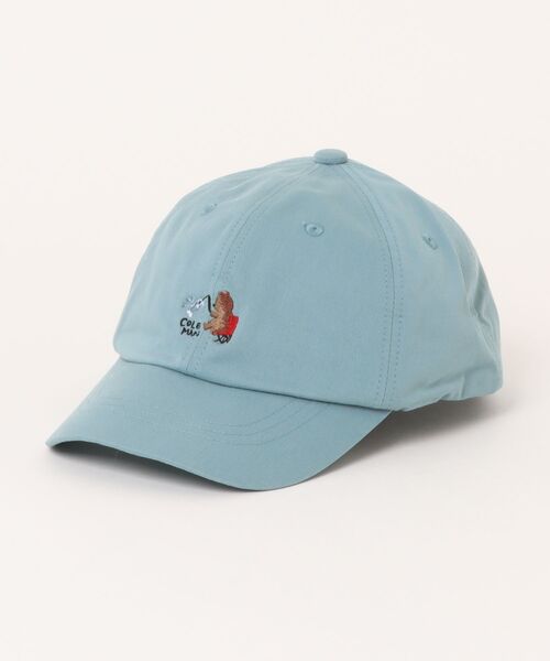 COLEMAN(コールマン)の「Coleman/コールマン くまさん刺繍ツイルキャップ(キャップ・キッズ・オレンジ/ベージュ/ブラック/ブルー・53-55cm)」の3枚目の写真