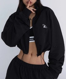 Vipoa（ヴィポア）の「ワンポイントクロップドブルゾン（ブルゾン）」