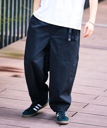 限定展開 Easy Care Fabric ワイドシルエット ポリチノクロス クライミングパンツ/吸水速乾/UVカット