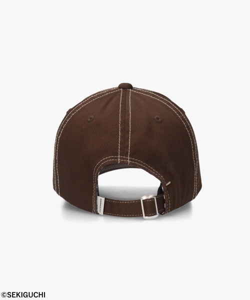 OVERRIDE(オーバーライド)の「OVERRIDE x Monchhichi BADGE CAP / オーバーライド(キャップ・レディース・ブラウン/ライトブルー・57~59cm)」の10枚目の写真