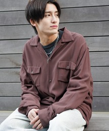 DEL MAR sportswear（デルマースポーツウェア）の「DEL MAR sportswear / デルマースポーツウエアー SNAP-UP GABARDINE SHIRT スナップ ギャバジンシャツ（シャツ/ブラウス）」