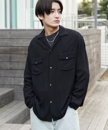 DEL MAR sportswear / デルマースポーツウエアー SNAP-UP GABARDINE SHIRT スナップ ギャバジンシャツ