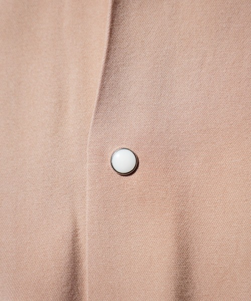 DEL MAR sportswear（デルマースポーツウェア）の「DEL MAR sportswear / デルマースポーツウエアー SNAP-UP GABARDINE SHIRT スナップ ギャバジンシャツ（シャツ/ブラウス・メンズ・ブラック/スモークピンク/レオパード/ブラウン・MEDIUM/LARGE/SMALL）」の11枚目の写真