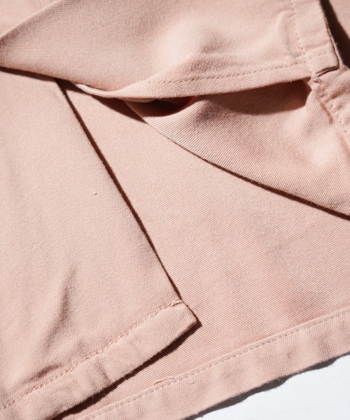 DEL MAR sportswear（デルマースポーツウェア）の「DEL MAR sportswear / デルマースポーツウエアー SNAP-UP GABARDINE SHIRT スナップ ギャバジンシャツ（シャツ/ブラウス・メンズ・ブラック/スモークピンク/レオパード/ブラウン・MEDIUM/LARGE/SMALL）」の13枚目の写真