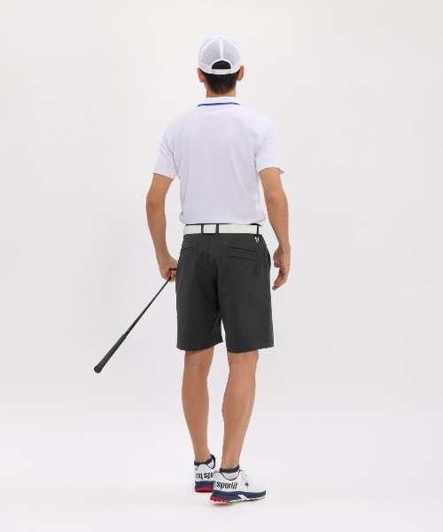 le coq sportif GOLF(ルコックスポルティフゴルフ)の「サッカーストライプショートパンツ(その他パンツ・メンズ・カーキ/グレー/ブラック/サックスブルー・L/3L/XL/M)」の14枚目の写真