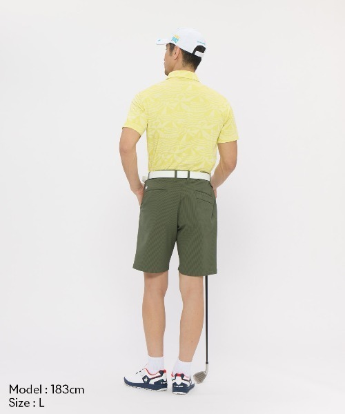 le coq sportif GOLF(ルコックスポルティフゴルフ)の「サッカーストライプショートパンツ(その他パンツ・メンズ・カーキ/グレー/ブラック/サックスブルー・L/3L/XL/M)」の18枚目の写真