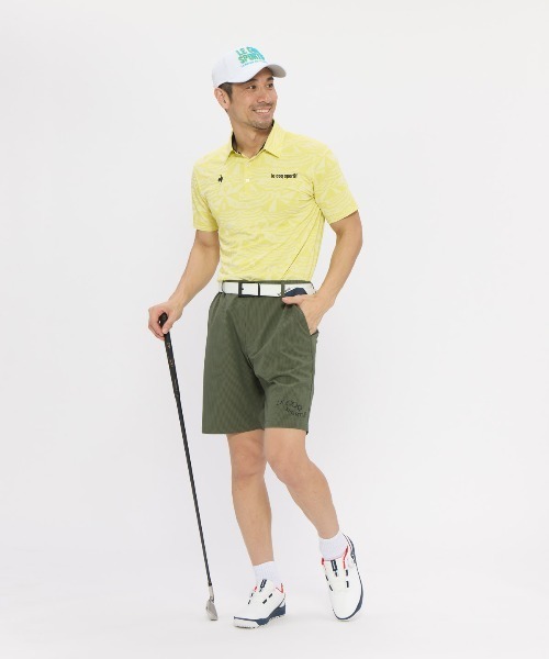 le coq sportif GOLF(ルコックスポルティフゴルフ)の「サッカーストライプショートパンツ(その他パンツ・メンズ・カーキ/グレー/ブラック/サックスブルー・L/3L/XL/M)」の19枚目の写真