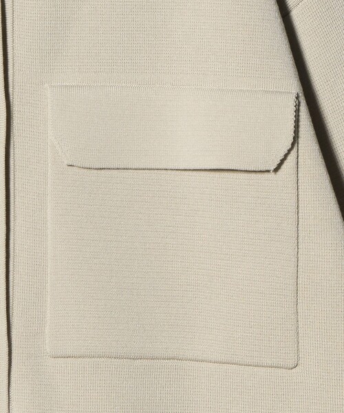 UNITED ARROWS（ユナイテッドアローズ）の「2WAY ミラノリブ ニット ジャケット ‐ウォッシャブル‐（カーディガン/ボレロ・レディース・ネイビー/ベージュ・FREE）」の19枚目の写真