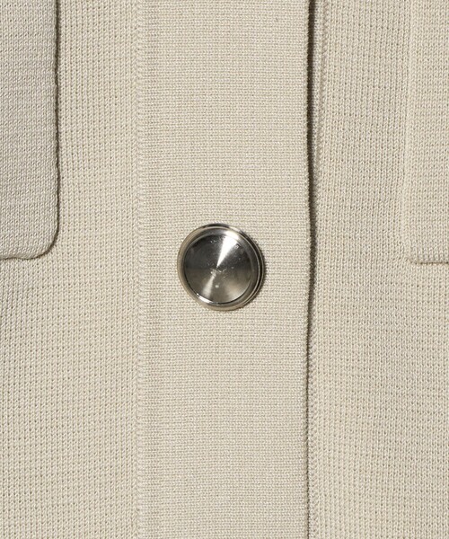 UNITED ARROWS（ユナイテッドアローズ）の「2WAY ミラノリブ ニット ジャケット ‐ウォッシャブル‐（カーディガン/ボレロ・レディース・ネイビー/ベージュ・FREE）」の20枚目の写真