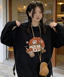 SHOUYO（ショウヨウ）の「オーバーサイズ キャラクターイラスト スウェットトップス（スウェット）」