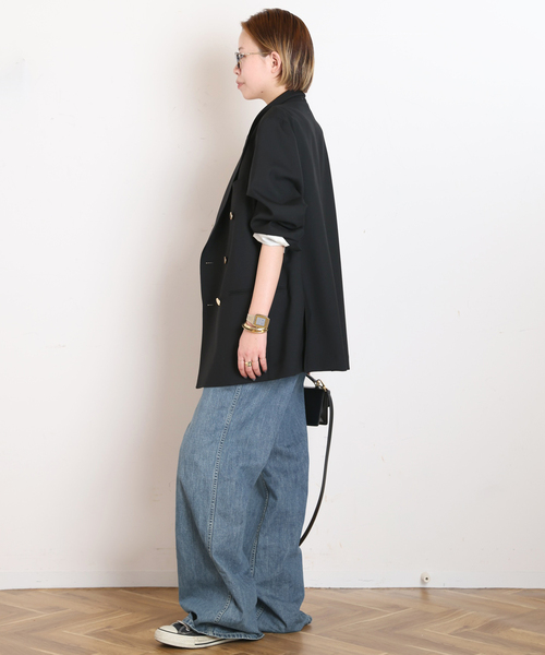 Couture d'adam（クチュールドアダム）の「【COUTURE D'ADAM/クチュールドアダム】別注Blazer Jacket/Doubl（テーラードジャケット・レディース・ブラック・FREE）」の14枚目の写真