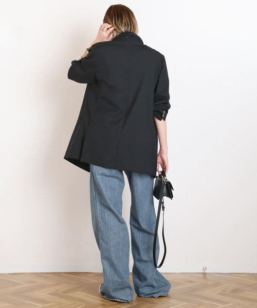 Couture d'adam（クチュールドアダム）の「【COUTURE D'ADAM/クチュールドアダム】別注Blazer Jacket/Doubl（テーラードジャケット・レディース・ブラック・FREE）」の13枚目の写真