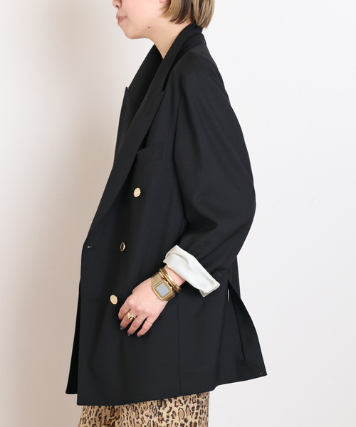 Couture d'adam（クチュールドアダム）の「【COUTURE D'ADAM/クチュールドアダム】別注Blazer Jacket/Doubl（テーラードジャケット・レディース・ブラック・FREE）」の11枚目の写真
