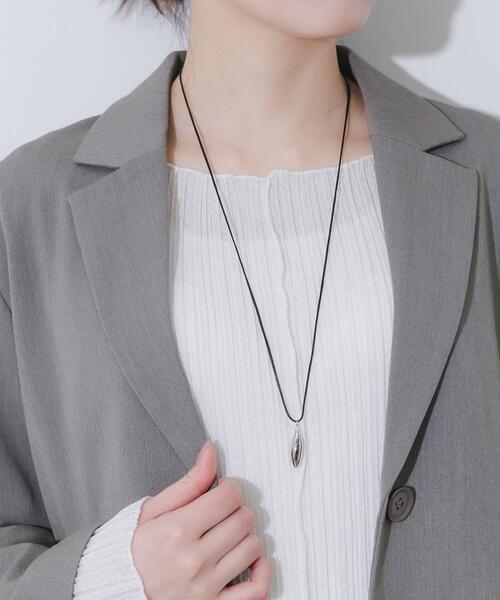 SMELLY（スメリー）の「トップコードチョーカーネックレス（ネックレス・レディース・シルバー系その他・-）」の3枚目の写真