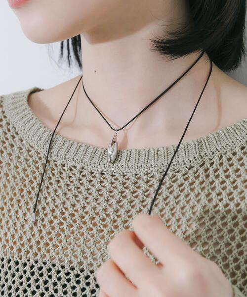 SMELLY（スメリー）の「トップコードチョーカーネックレス（ネックレス・レディース・シルバー系その他・-）」の5枚目の写真