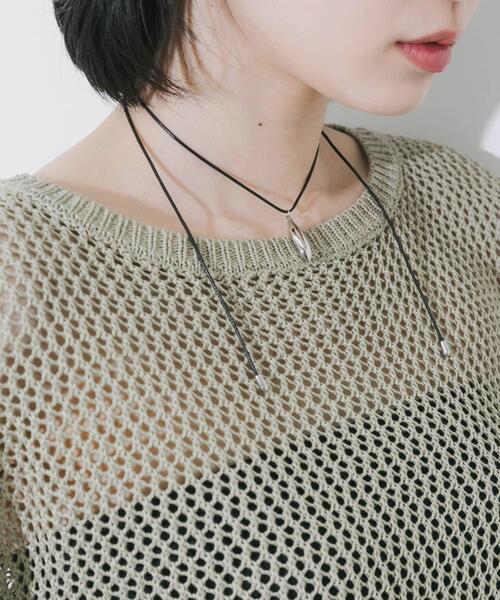 SMELLY（スメリー）の「トップコードチョーカーネックレス（ネックレス・レディース・シルバー系その他・-）」の6枚目の写真