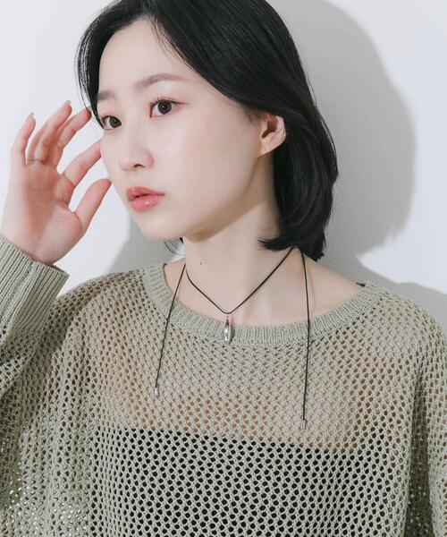 SMELLY（スメリー）の「トップコードチョーカーネックレス（ネックレス・レディース・シルバー系その他・-）」の8枚目の写真